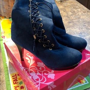 Blue Suede Boots